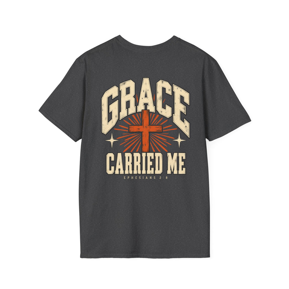 Grace Carried Me Christian Faith T-Shirt