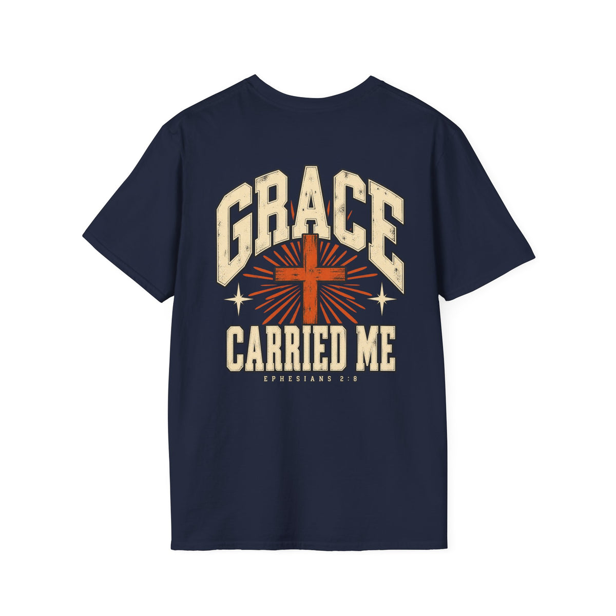 Grace Carried Me Christian Faith T-Shirt