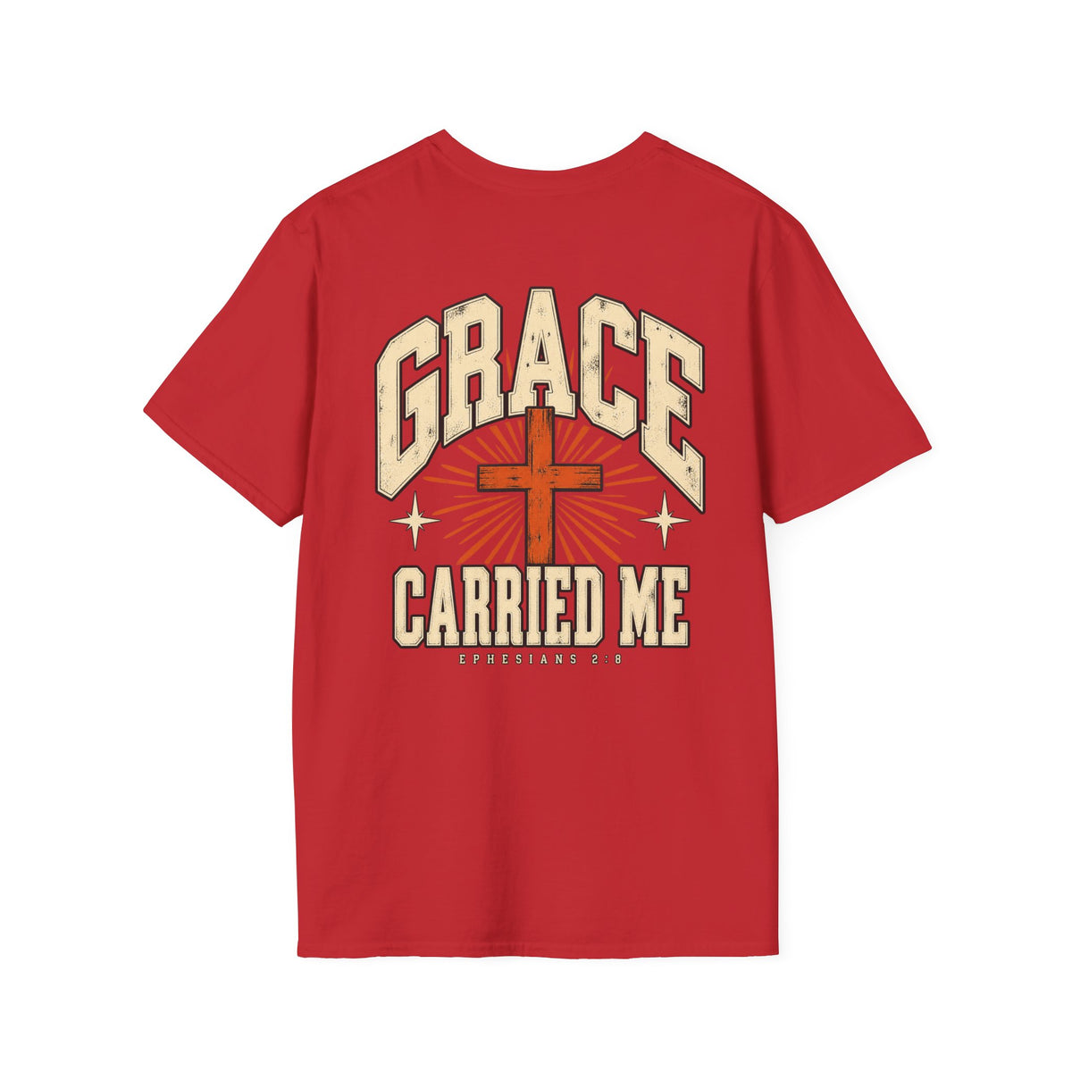 Grace Carried Me Christian Faith T-Shirt