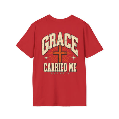 Grace Carried Me Christian Faith T-Shirt