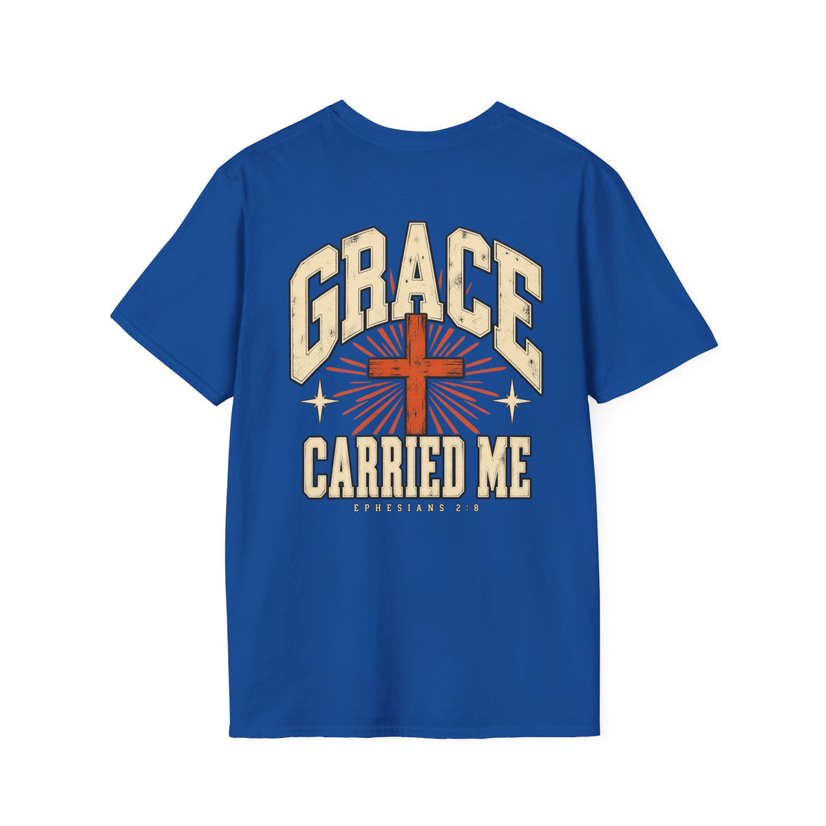 Grace Carried Me Christian Faith T-Shirt