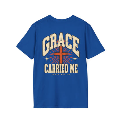 Grace Carried Me Christian Faith T-Shirt