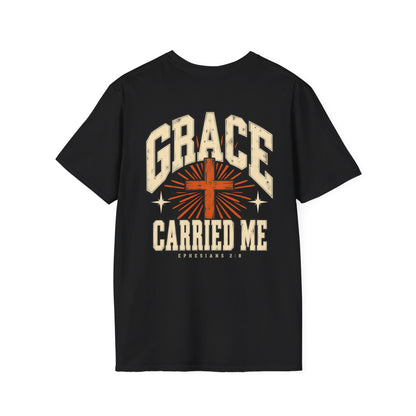 Grace Carried Me Christian Faith T-Shirt