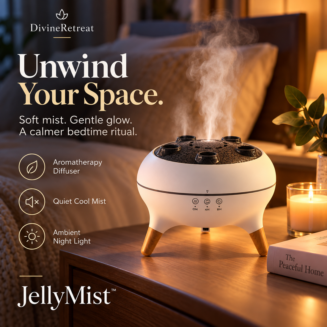 JellyMist ultrasonic aroma diffuser