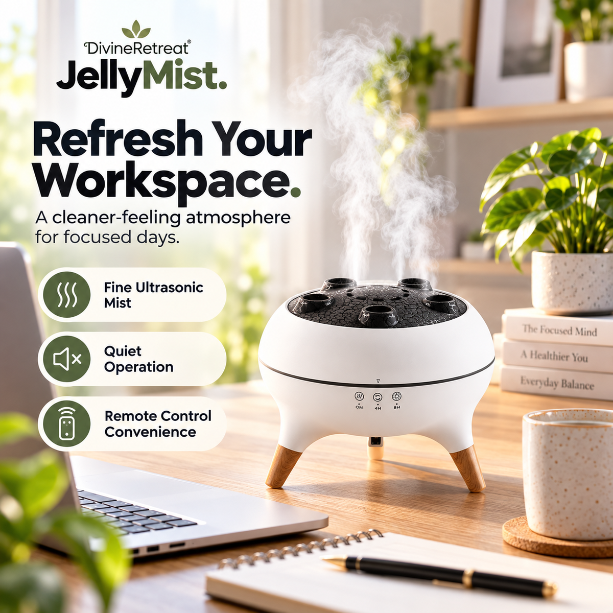 DivineRetreat JellyMist aroma diffuser and humidifier